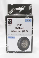 F6F HELLCAT Halberd Models wheels set #2 1/48 kit