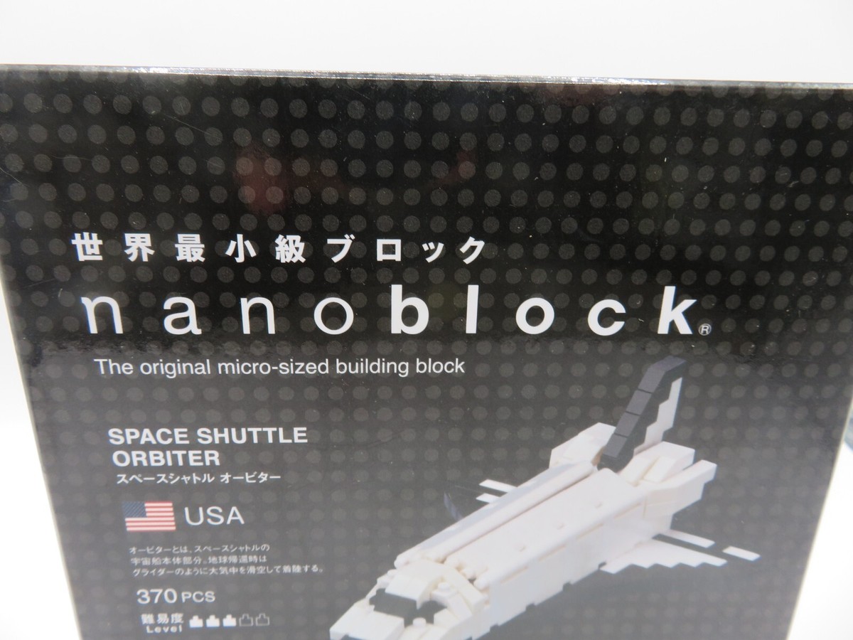 Nanoblock Space Shuttle Orbiter NBH 128 -BRAND NEW IN BOX-FREE 