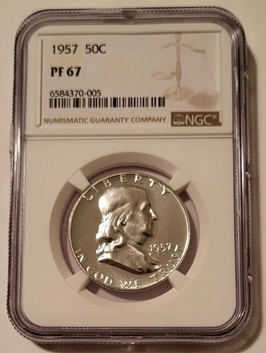 1957 Franklin Half Dollar Proof PF67 NGC