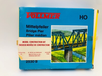 - en su embalaje original Kit Rf1 Vollmer pista h0 2530 mittelpfeiler