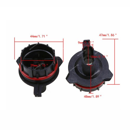 2x HID H7 Xenon Bulb Base Adapter Holder Socket for 1997-2003 BMW 5 Series E39 - Picture 7 of 7