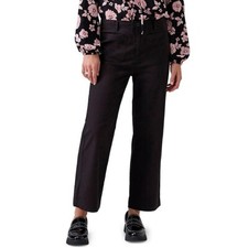 Social Standard by Sanctuary Ladies Juliet Twill Crop Pant Size 4 Black