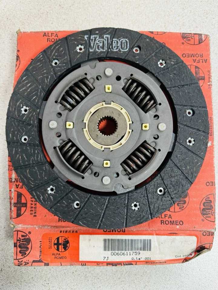Disco de embrague Alfa Romeo 145 146 60611759 genuino nuevo de stock Foto 3 de 4