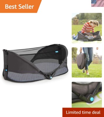 Folding Brica Baby Travel Pod with Mesh Panels Safe Play Area