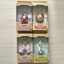 Sylvanian Families Baby Keychain Fruits Mascot Holder Complete Set NEW japan FS