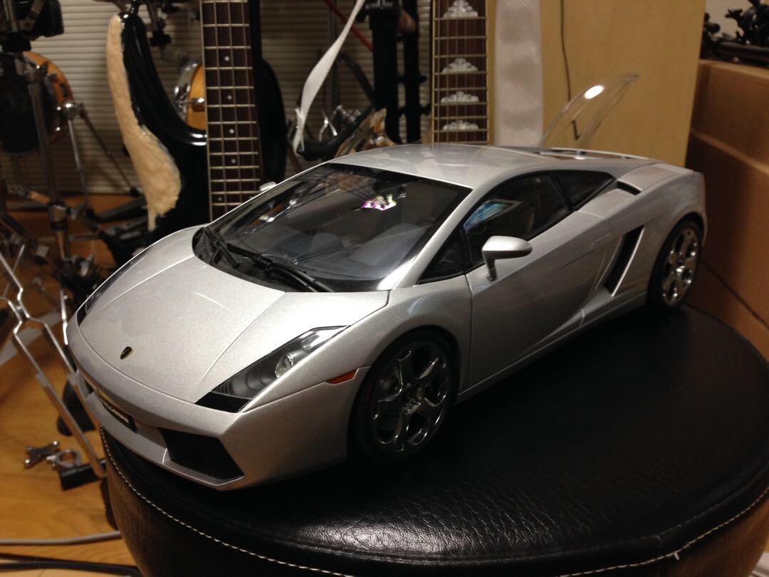 Autoart 1/12 Lamborghini Gallardo Silver | eBay
