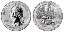2018 S Voyageurs Mint Reverse Silver Proof National Park from Proof Set
