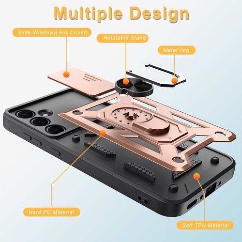 For Samsung Galaxy A35 Mag-Safe Case Stand Cover+Tempered Glass Screen Protector - Zdjęcie 65 z 83