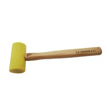C.S. Osborne 496-2 Poly Mallet 1-3/4" Face Hammer Made In USA