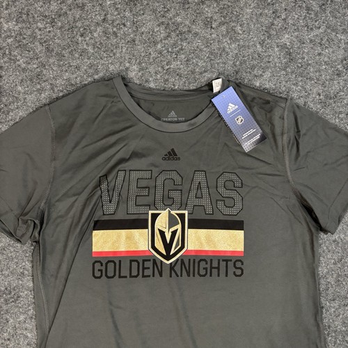 Las Vegas Golden Knights NHL Adidas T Shirt Short Sleeve Women’s M New - 第 3/7 張圖片