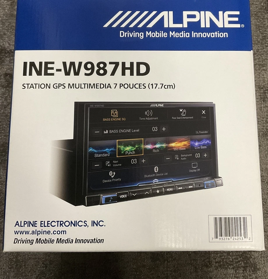 New Alpine INE-W987HD 2-DIN 7" Digital Multimedia Receiver w/ GPS Navigation 1YR - Image 3 of 4