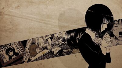 Anime girls welcome to the nhk nakahara misaki women Custom Gaming Mat Desk