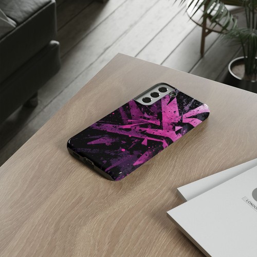 Purple Punk Jagged Abstract Phone Case for iPhone, Samsung Galaxy, Pixel - 第 202/240 張圖片