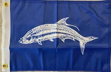 Tarpon Catch Flag 12x18 Inch Fishing Catch Flag Boat Accessory