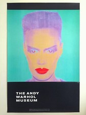 ANDY WARHOL RARE LMTD EDTN LITHOGRAPH PRINT XL COLLECTOR POSTER GRACE JONES 1986