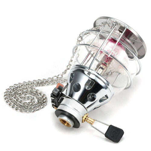Portable Camping Gas Lantern Hanging Butane Gas Lamp Torch Glass Medium - Picture 5 of 10