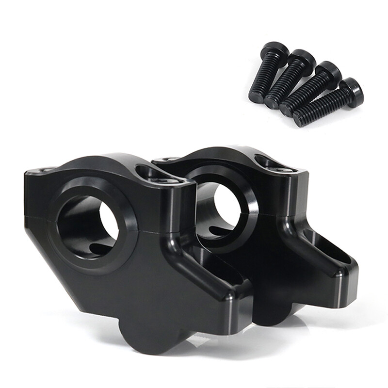 Riser Manubrio Moto AQDSFT 22mm 7/8 - Offset Rialzati Estesi Per Yamaha XT 350, 500, 600, TT-R125 E TT-R230, In Alluminio Nero O Argento