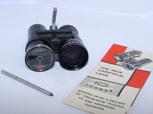 Zoomar Variofocal 1"-3" 16mm Movie Lens with Side Finder. NO lens mount. AS-IS! - Picture 2 of 23