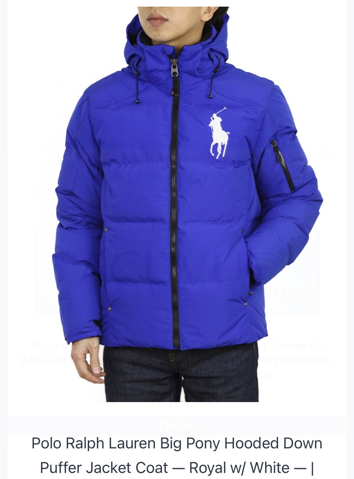 Cappotto Polo Ralph Lauren bambino 7 Y Big pony con cappuccio
