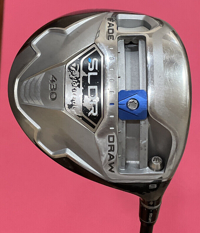 TaylorMade SLDR Black 430 10° Driver Stiff Graphite Shaft & HeadCover* TaylorMade SLDR Black 430 10° Driver Stiff Graphite Shaft & HeadCover*