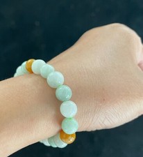 100 Untreated Certified Genuine Type A Burmese Jadeite, Round Jadeite Jade Bead