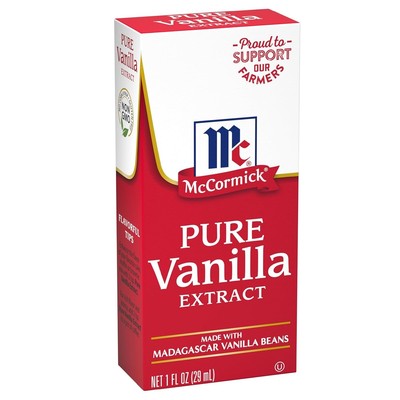 McCormick Gluten Free Pure Vanilla Extract, 1 fl oz Box