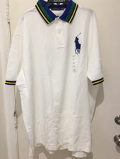 Polo Ralph Lauren Big  Tall White Classic Fit Big Pony Mesh Polo Shirt 1XB NWT