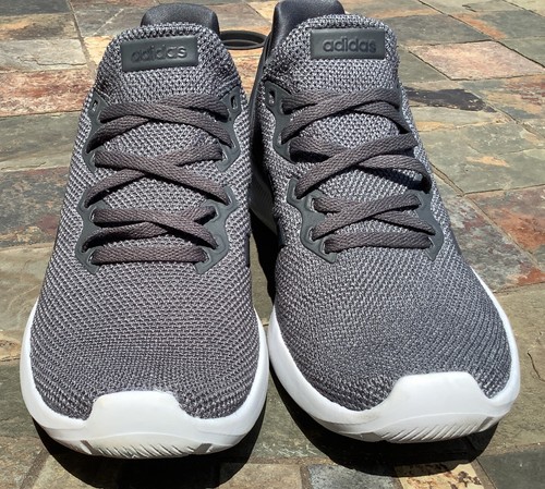 Adidas Cloudfoam Ultimate Core Running Shoes Black/Gray Mens Size 8 - Picture 7 of 13