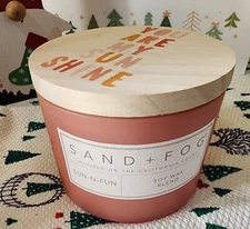 Sand and Fog, Sand and Paw  12 oz  2 Wick Candle, Neutralizes Pet Odor assorted