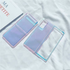 Iridescent Dazzling Color Phone Cover For Samsung Galaxy Z Flip Z Fold 3 4 5 6 7