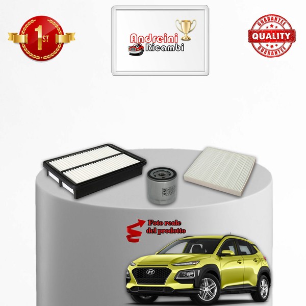Kit Wartung 3 Filter Hyundai Kona 1.0 T-GDI 88KW 120PS Ab 2017-image