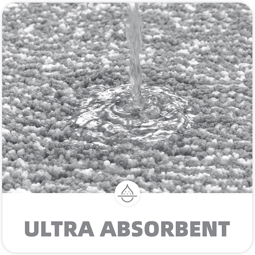 Soft Bath Mat, Non-Slip Bathroom Mats, Machine-Washable, Water Absorbent - Picture 6 of 12