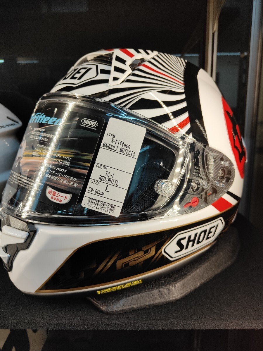 Shoei Full Face Motor cycle Helmet X-fifteen X-15 MARQUEZ MOTEGI4