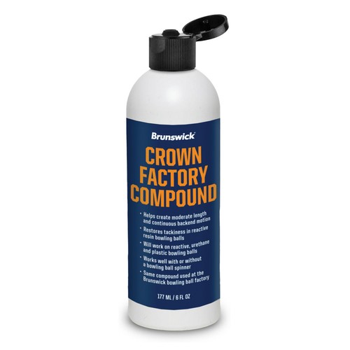 Brunswick Crown Factory Compound Bowling Ball Polish 6 oz. Bottle eBay