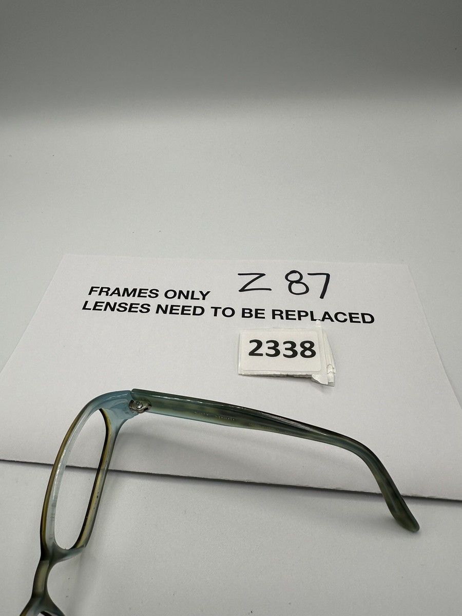 Kate Spade Blue Green Brown Tortoise Oval Glasses Italy  display picture 2