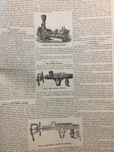 Lead Pencil Factory Jersey City NJ 1893 Columbia Bicycle-Gyroscope - Foto 7 di 11