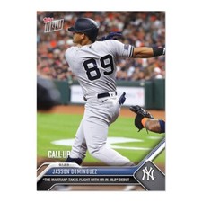 2023 MLB TOPPS NOW® #798 ⚾️ Jasson Dominguez Call-Up RC ⚾️ New York Yankees ⚾️