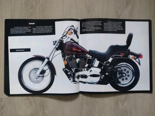 Harley Davidson Programm Prospekt 1991 Sportster Super Glide Low Rider Softail - Picture 11 of 13