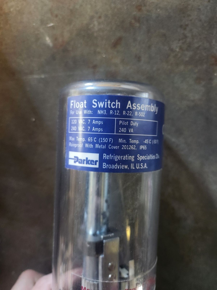 Parker Refrigerant Float Switch Type LL Amp 120/240v 050100