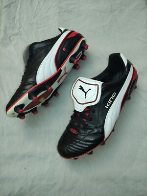 Crampons de football en cuir rares Puma King Finale FG US 10 Henry