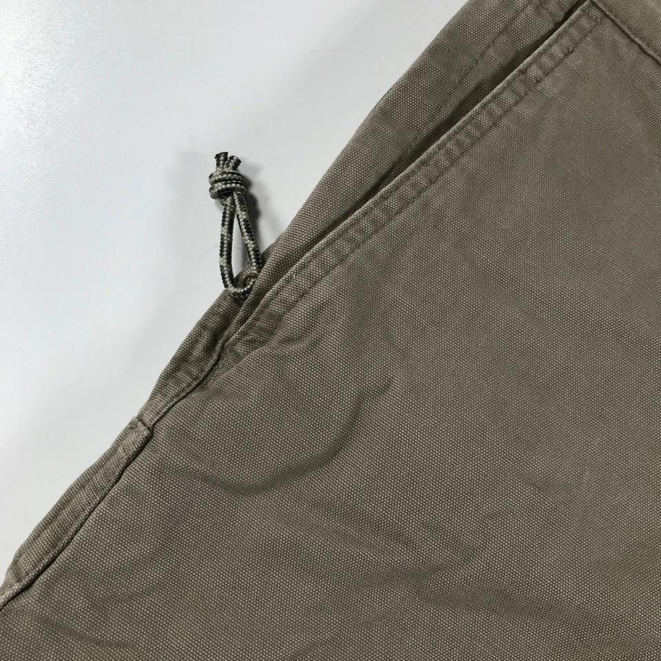 Pantalones Cortos Banana Republic Para Hombre 34 Marrón Sólido Caqui Algodón Hasta la Rodilla Foto 3 de 4