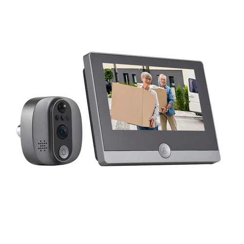 Video Türklingel mit 1080P Kamera Drahtloses Videotelefon mit 4.3 Zoll Ips-Bi... - Picture 19 of 20