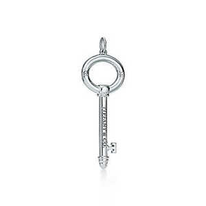 tiffany oval key pendant