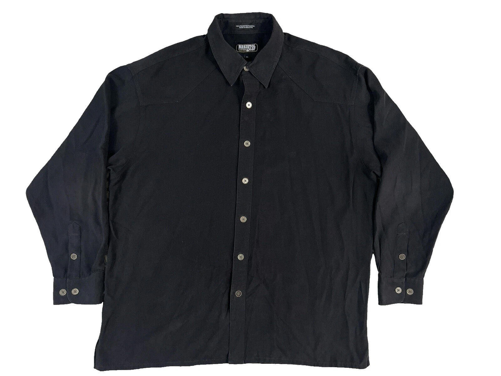 Resistol Solid Western Casual Button-Down Shirts for Men