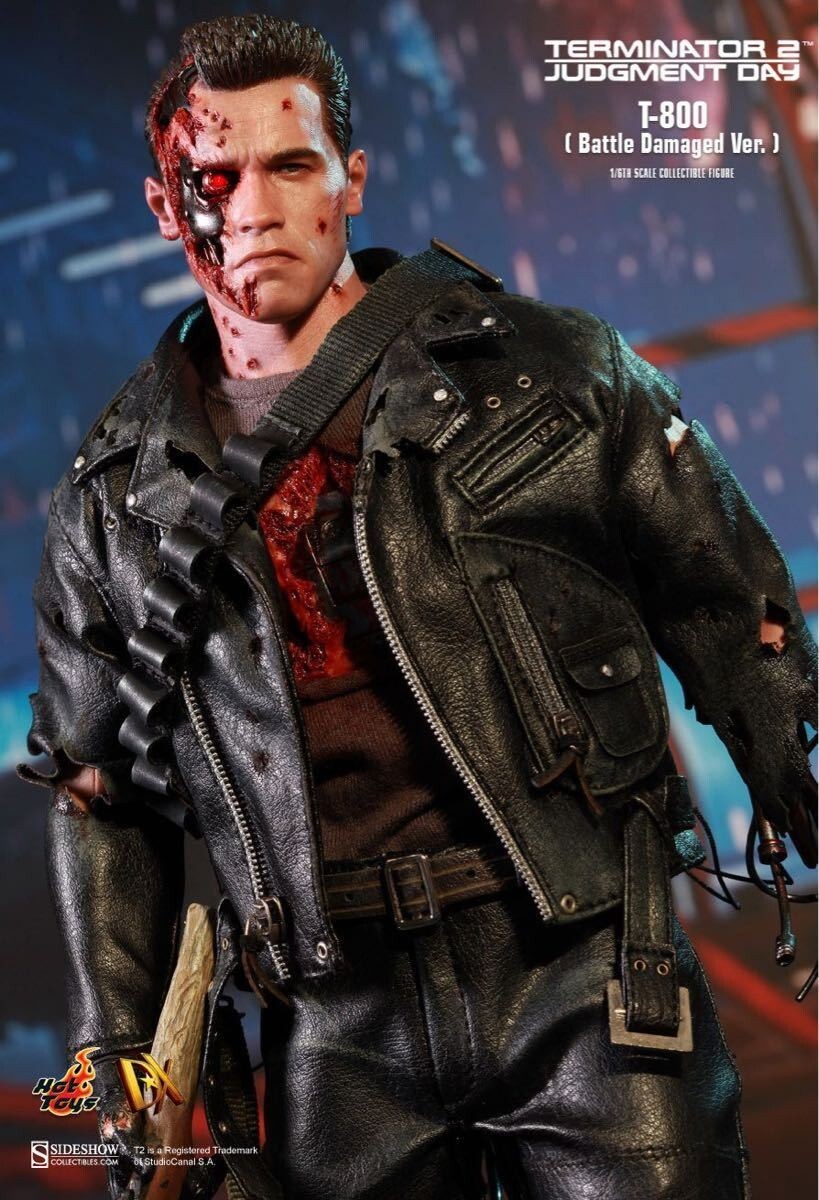特撮 Hot Toys T-800 (Battle Damaged) DX13 Hot toys DX13 Terminator 2 Judgment Day T800 Battle Damaged