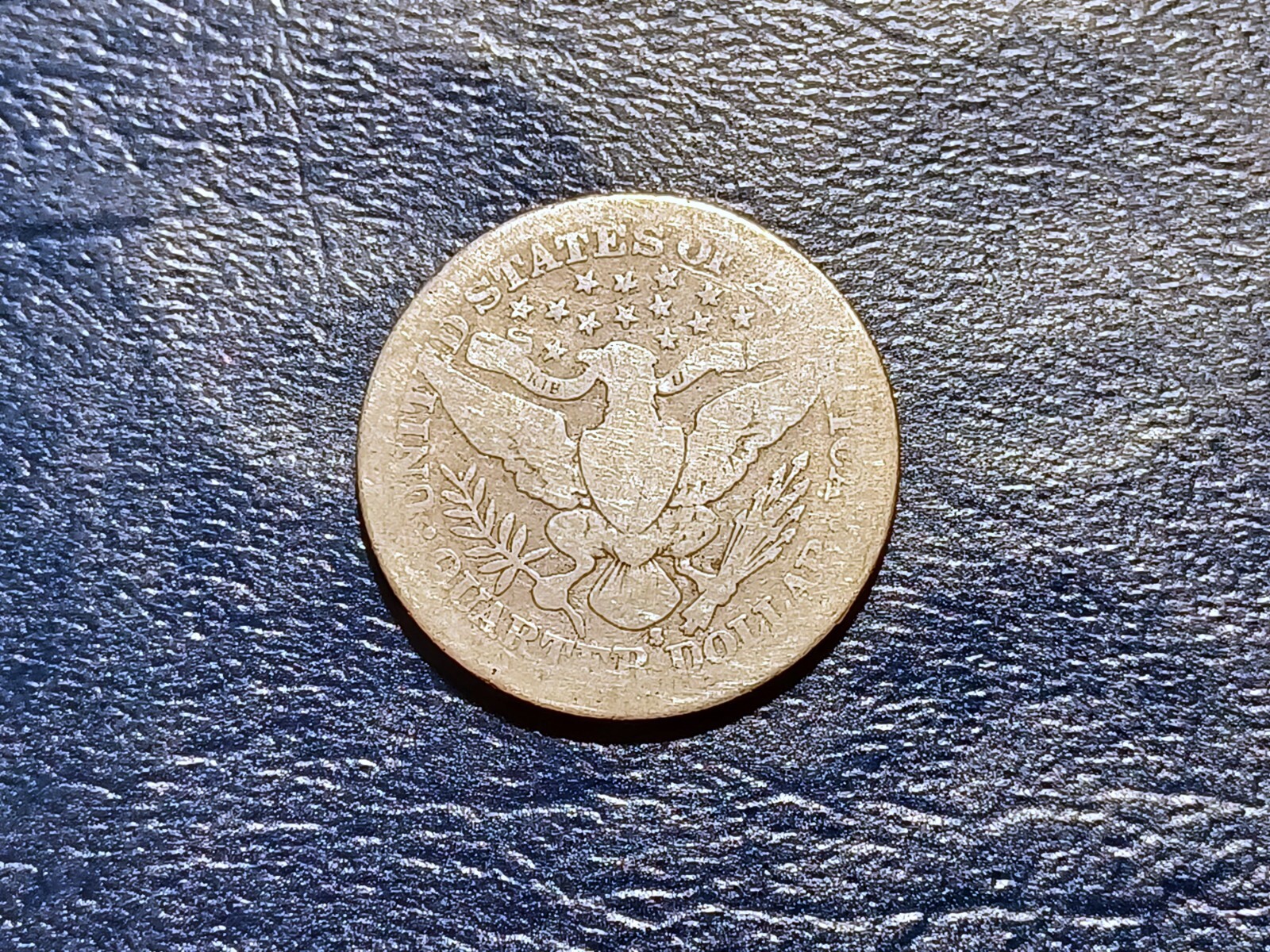 Circulated 1915-S Barber Quarter (better date)