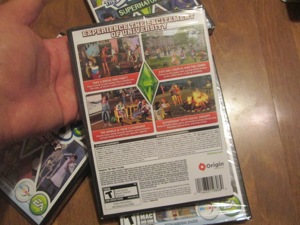 THE SIMS 3 UNIVERSITY LIFE PC EXPANSION PACK  BRAND NEW FACTORY SEALED - Image 4 of 4