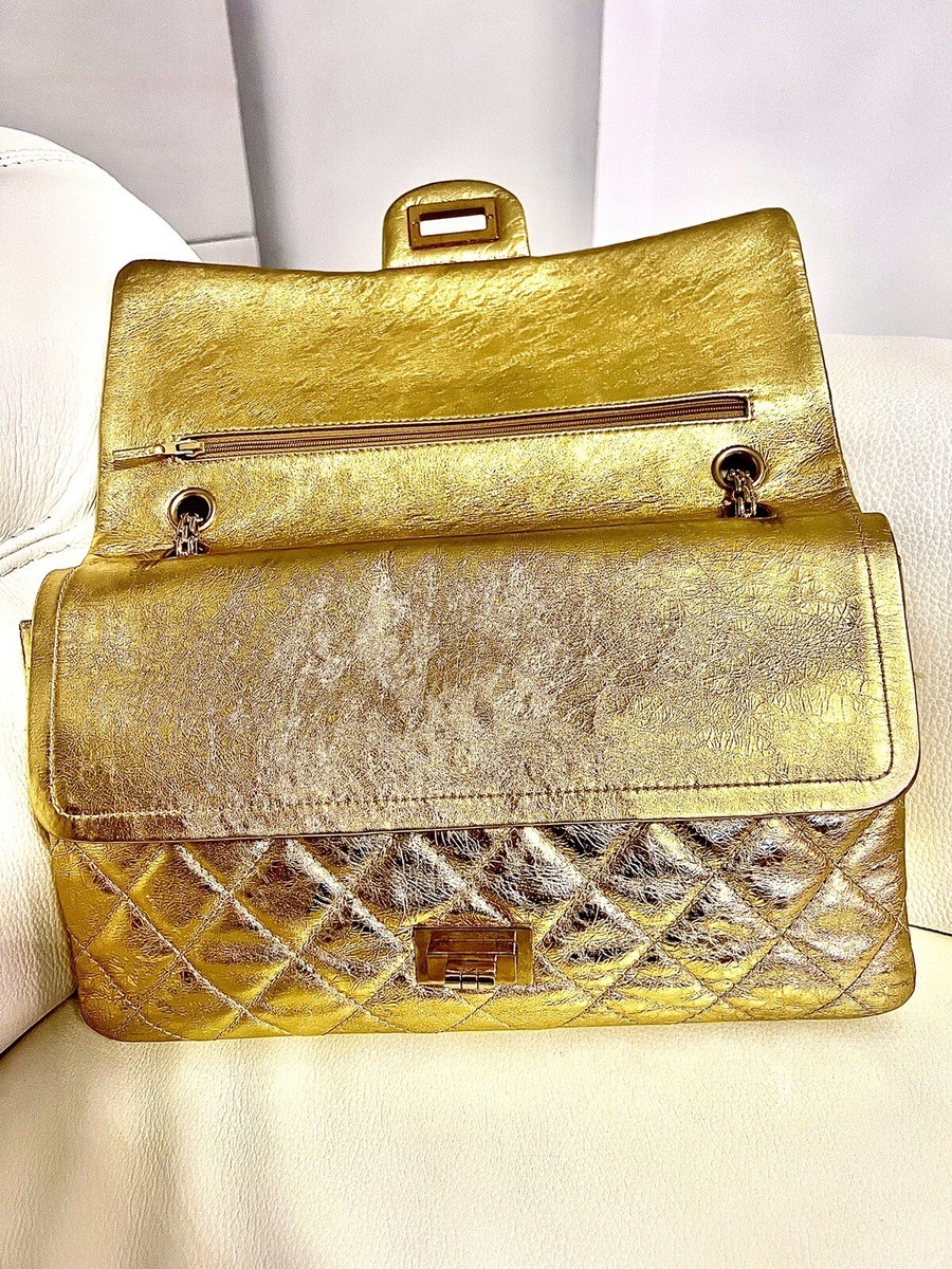 chanel 2.55 flap bag Gold | eBay