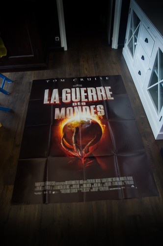 THE WAR OF THE WORLDS Spielberg Large French Vintage Movie Poster Original 2005
