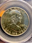 1957 FRANKLIN 50C Half Dollar PCGS PF65